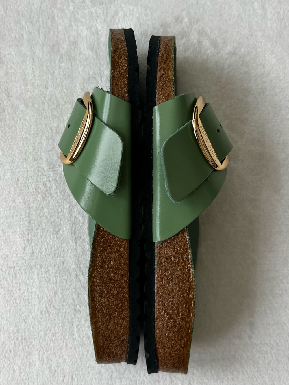 Birkenstock Madrid Big Buckle Natural Leather Patent - Picture 4 of 13